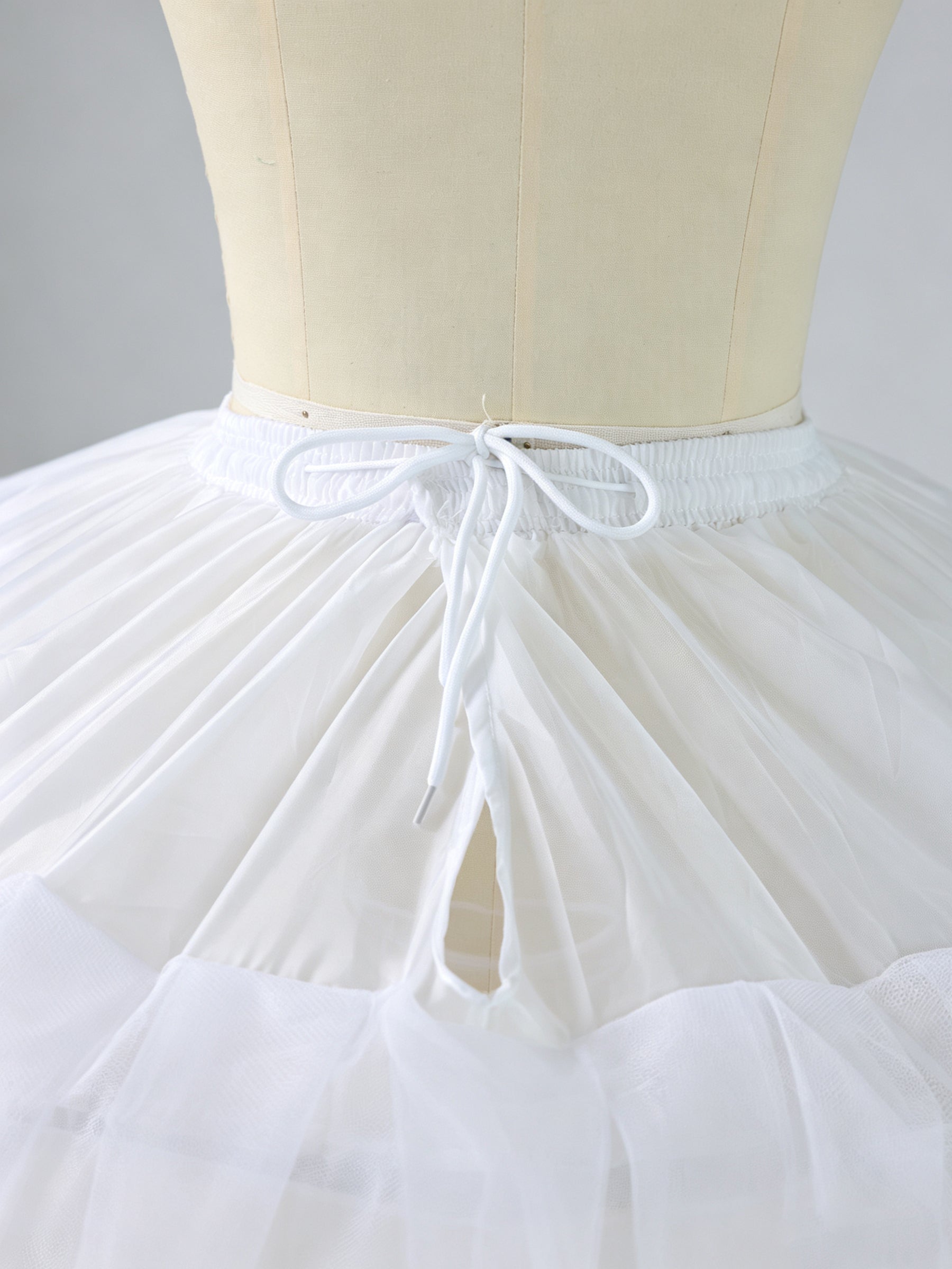 ROVDESY 7-Tiers Ball Gown Floor Length Wedding Dress Petticoat Crinoline