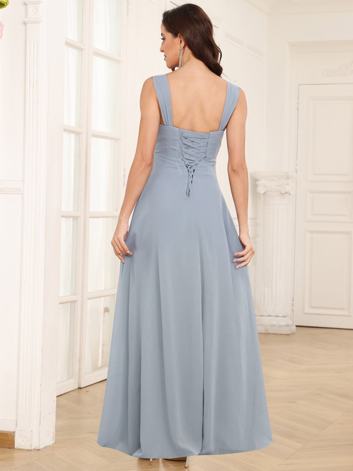 2 Pieces Chiffon A Line Mother of the Bride Dress with Jacket