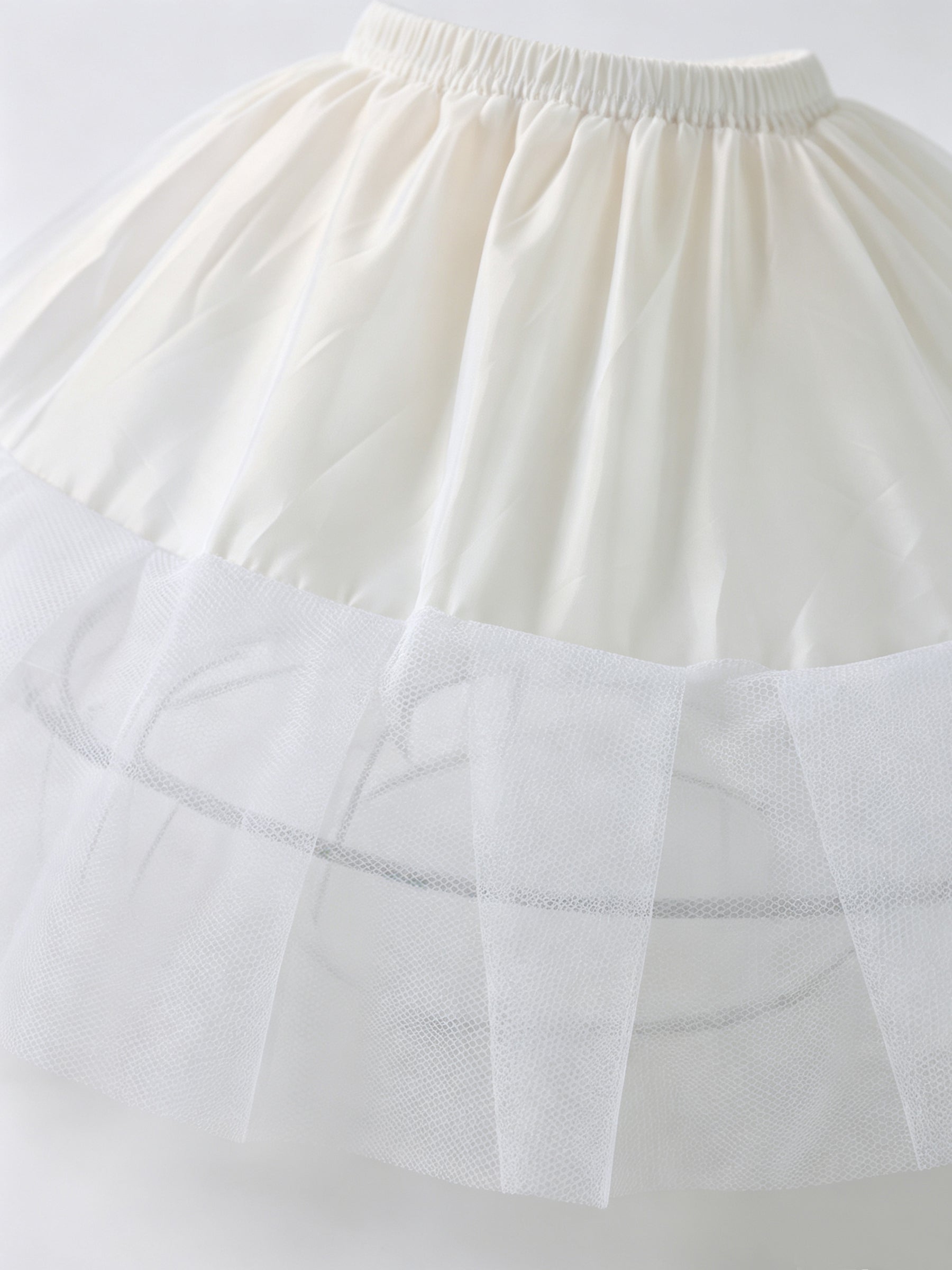 ROVDESY 7-Tiers Ball Gown Floor Length Wedding Dress Petticoat Crinoline