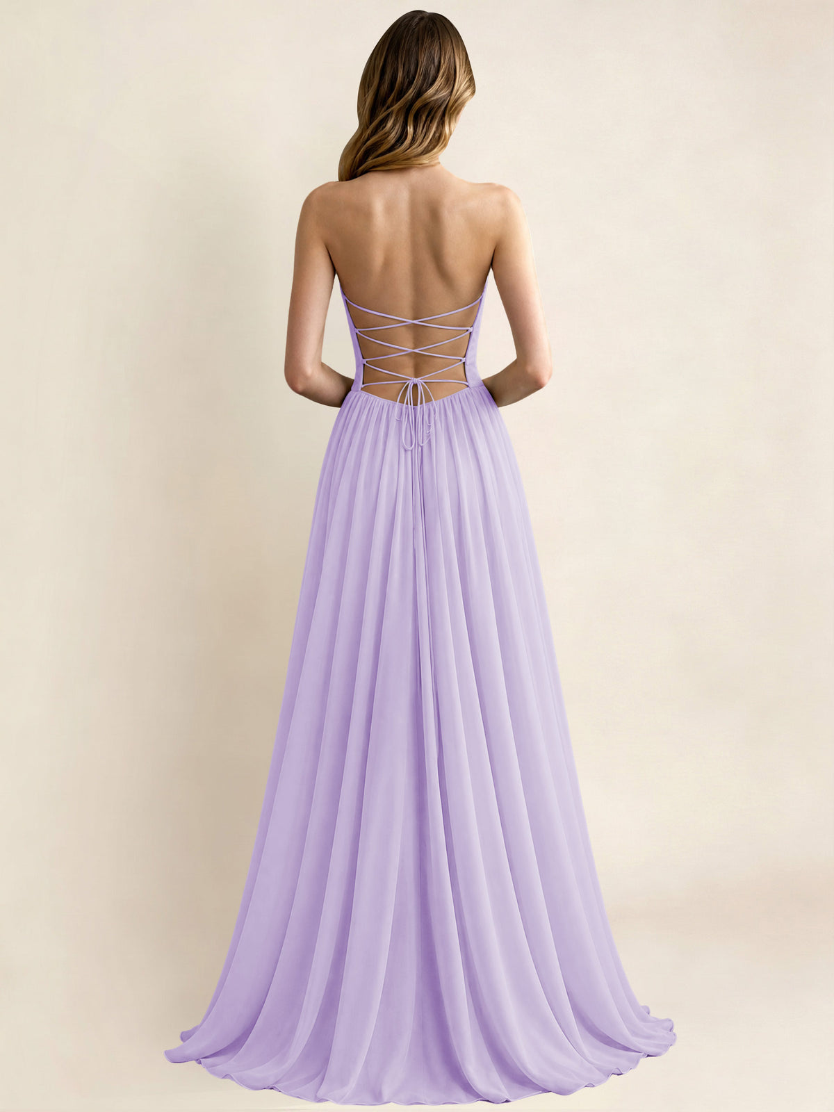 Sweetheart Chiffon Pleated A Line Bridesmaid Formal Dress